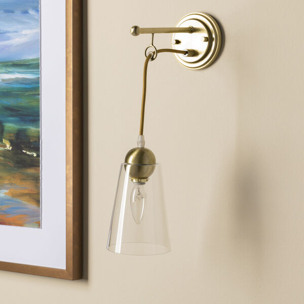 Seaham Gold 5-Inch One-Light Wall Sconce, image 2