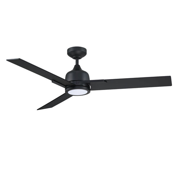 Triton Black 52-Inch LED Ceiling Fan, image 1
