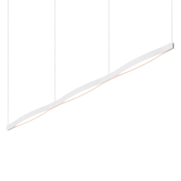 Ola Satin White 82-Inch LED Pendant, image 1