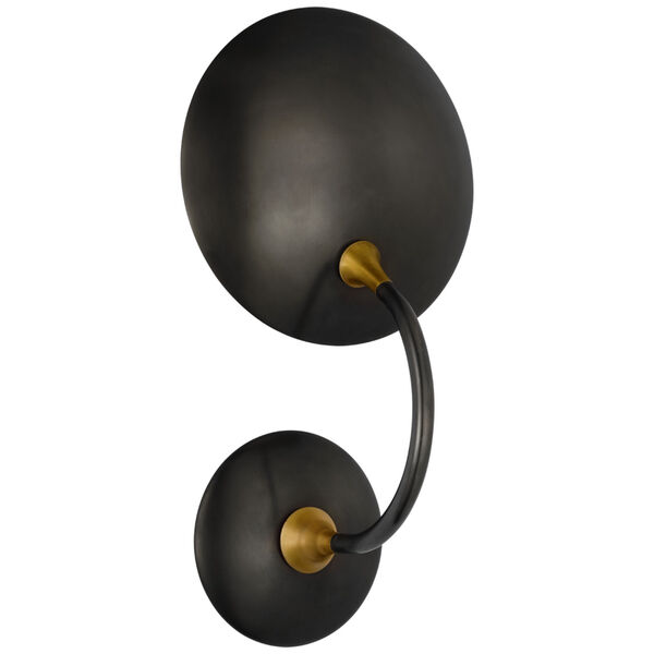 Keira Medium Wall Wash Sconce in Bronze and Hand-Rubbed Antique Brass by Thomas O'Brien, image 1