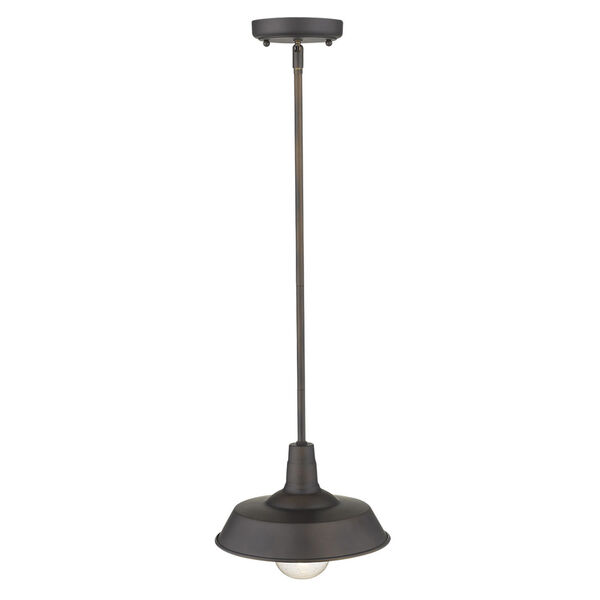 Burry Oil Rubbed Bronze One-Light Outdoor Convertible Pendant, image 3