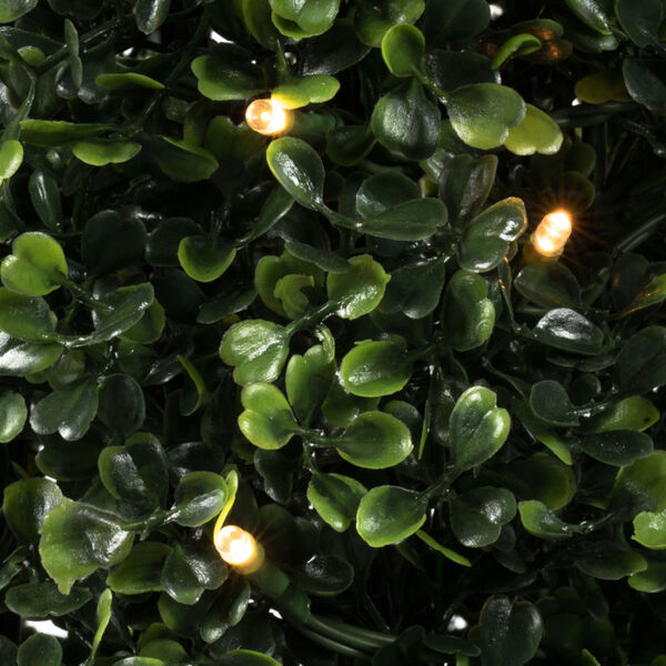 Green 4-Feet LED 100-Lights Potted Boxwood Cone with UV Resistant, image 2