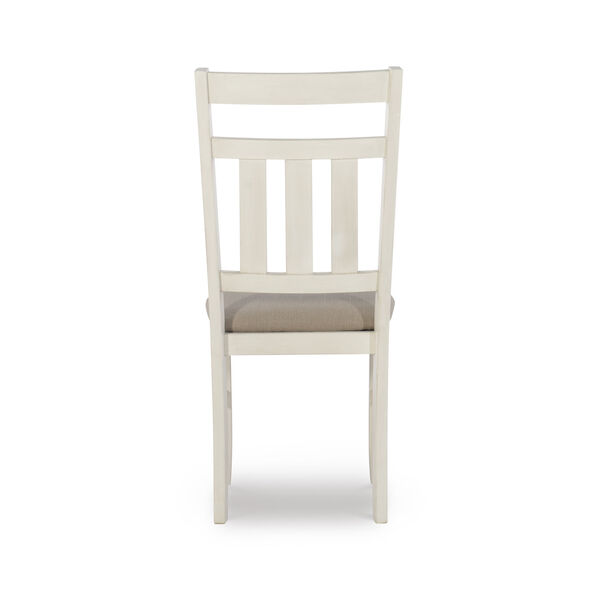 Bella Distressed White Side Chairs - Set of Two, image 5