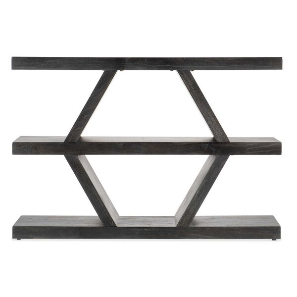 Commerce and Market Dark Natural Geo Lines Console Table, image 2