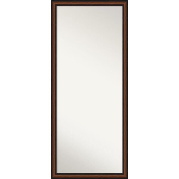 Yale Walnut 27W X 63H-Inch Full Length Floor Leaner Mirror, image 1