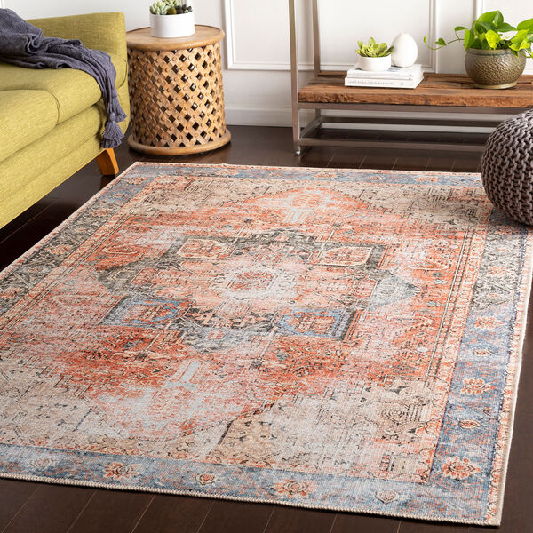 Amelie Clay and Denim Rectangular: 7 Ft. 10 In. x 10 Ft. 3 In. Rug, image 2