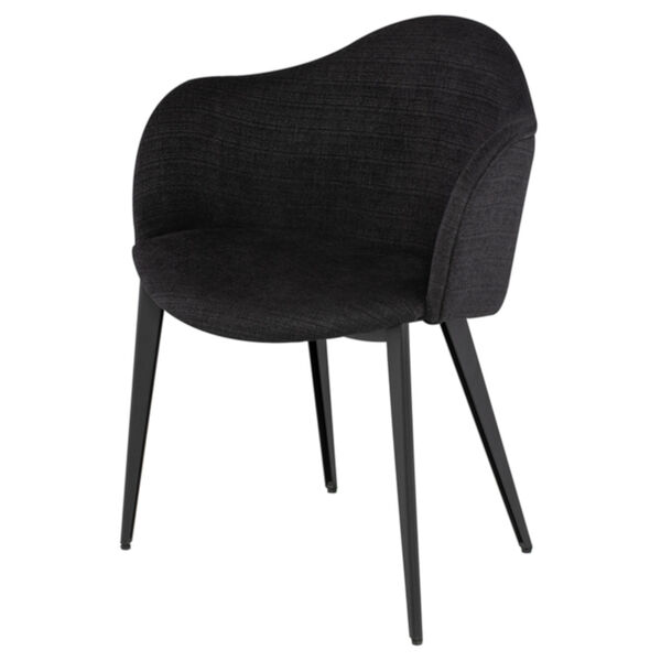Nora Coal Dining Chair, image 1