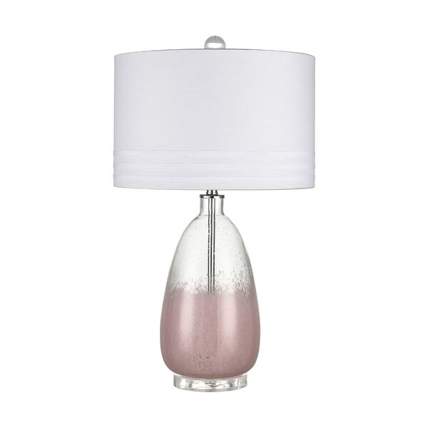 Farren Pink and Clear One-Light Table Lamp, image 2