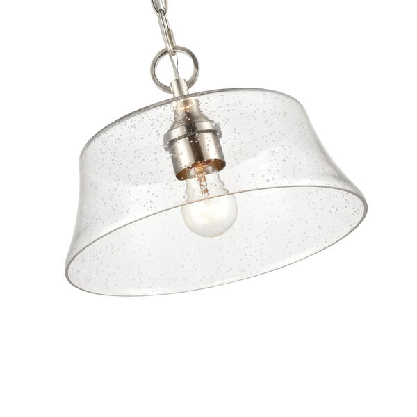 Caily Brushed Nickel One-Light Pendant, image 2