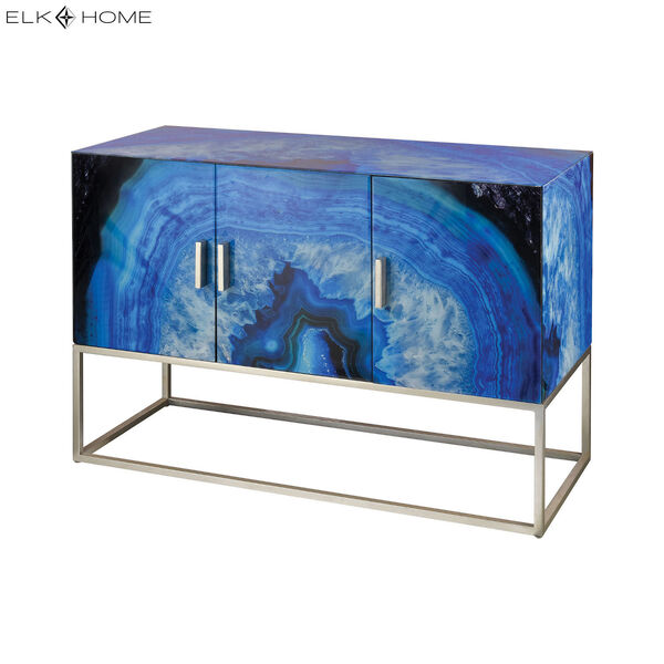Five-O Blue Agate Three-Door Cabinet, image 2