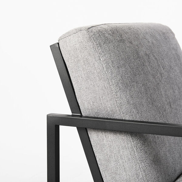 Armelle Gray Accent Chair, image 6