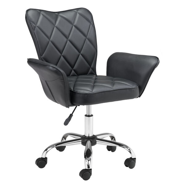 Specify Black and Silver Office Chair, image 1