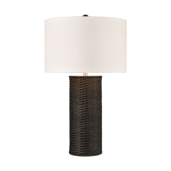 Mulberry Matte Black One-Light Table Lamp, image 1