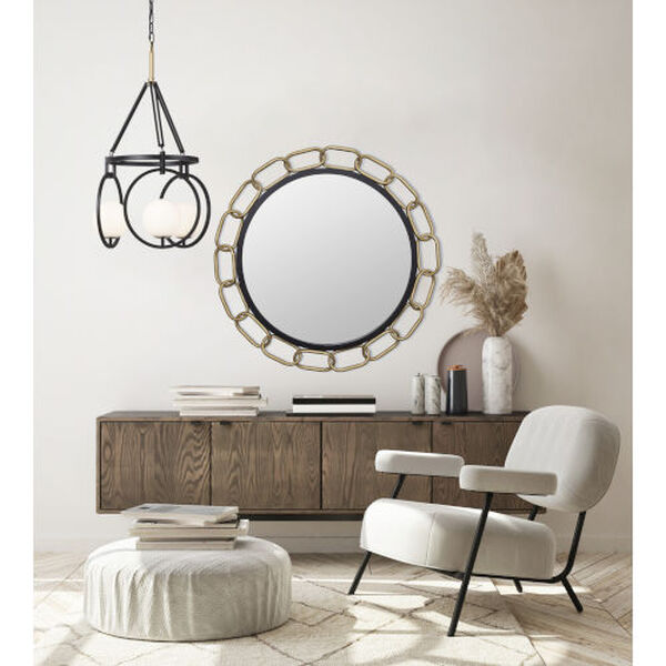 Chains of Love 30-Inch Round Wall Mirror, image 5