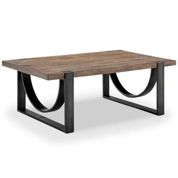 Bowden Rustic Honey Rectangular Cocktail Table, image 1