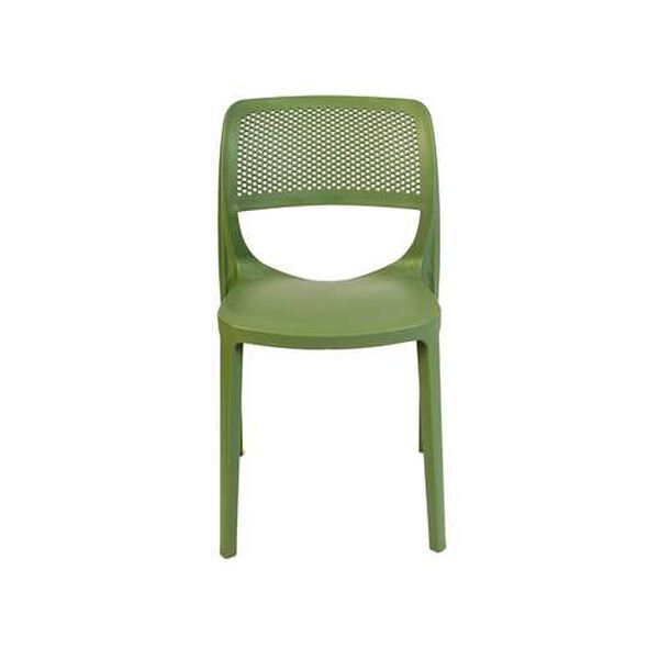 Mila Outdoor Stackable Side Chair, Set of Four, image 3