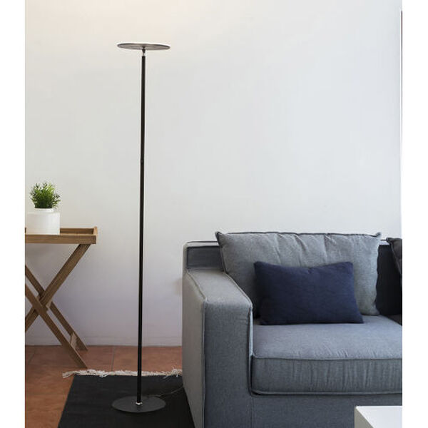 Sky Flux Black Integrated LED Floor Lamp, image 5