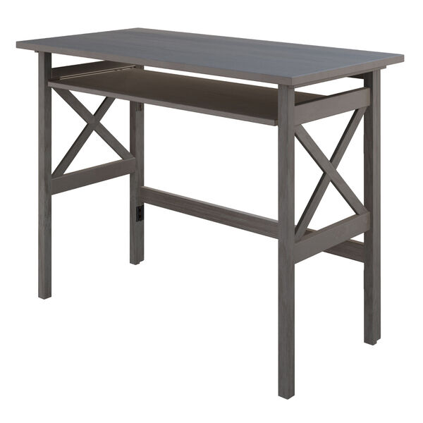 Xander Oyster Gray Foldable Desk, image 1