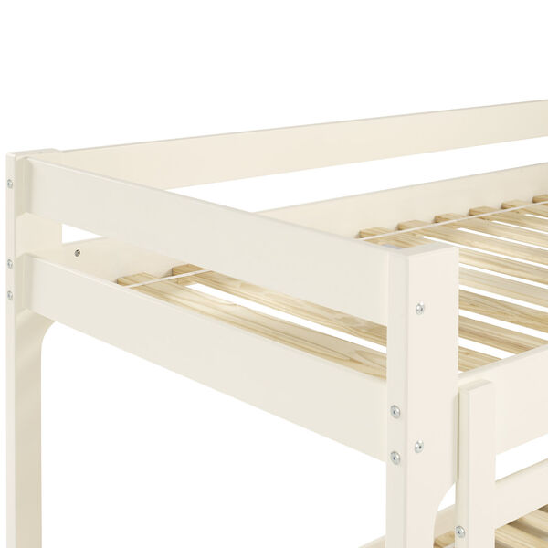 Winslow White Twin Over Twin Mod Bunk Bed, image 6