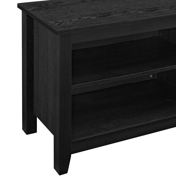 58-inch Wood TV Console with Mount - Black, image 2