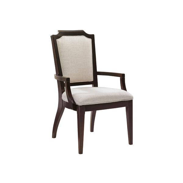 Kensington Place Brown Candace Dining Arm Chair, image 1