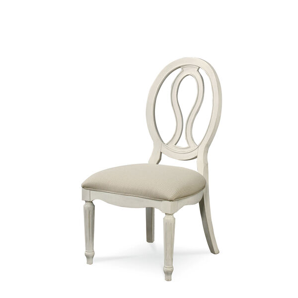 Summer Hill White Pierced Back Side Chair- Set of Two, image 1