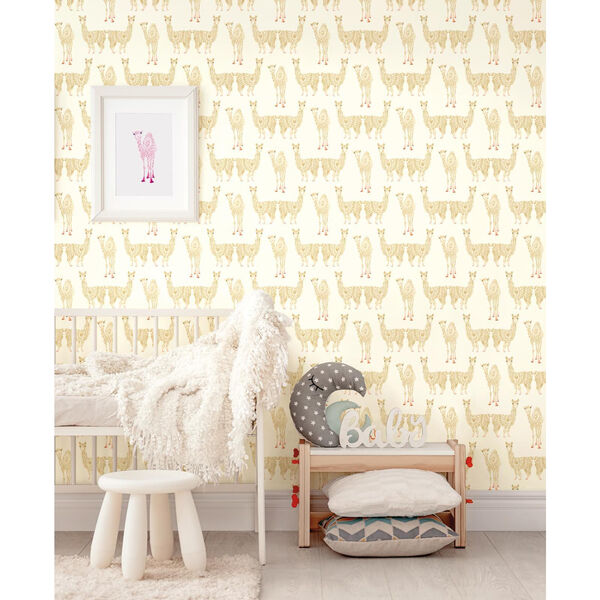 A Perfect World Camel Alpaca Pack Wallpaper - SAMPLE SWATCH ONLY, image 5