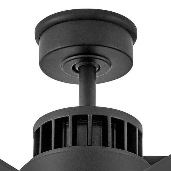 Draftsman Matte Black 72-Inch LED Ceiling Fan, image 7