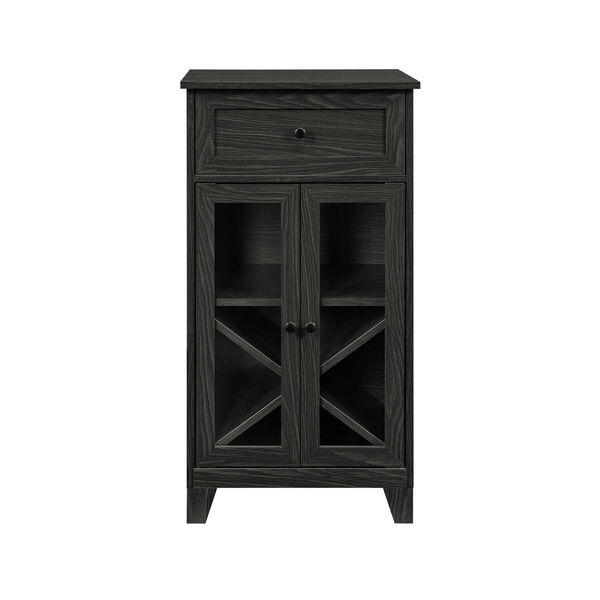 Wiley Graphite One-Drawer Two-Door Bar Storage, image 2