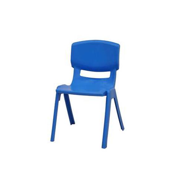 Mambo Kids Blue Outdoor Stackable Armchair, Set of Four, image 2