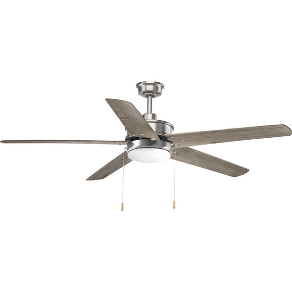 P2574-8130K: Whirl Antique Nickel 60-Inch LED Ceiling Fan, image 1