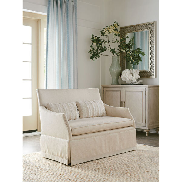 Upholstery Soft Linen Portshead Settee, image 3