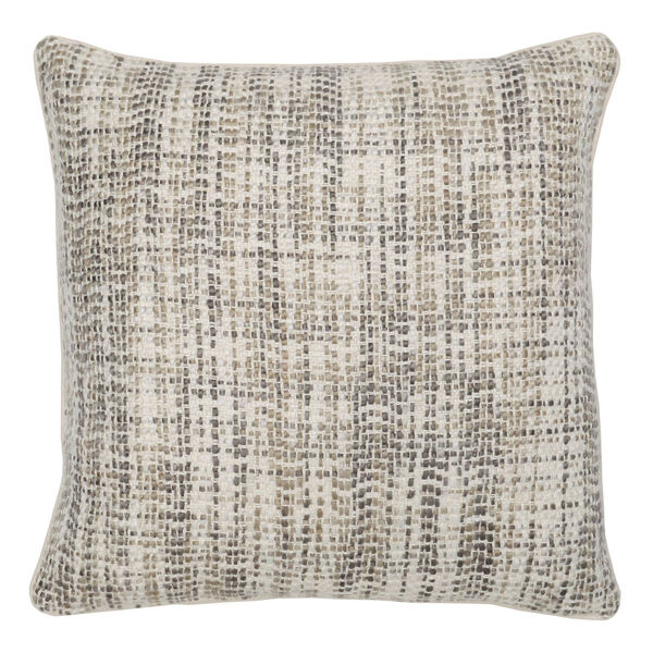 Bonnie Ivory and Natural 22-Inch Throw Pillow, image 1