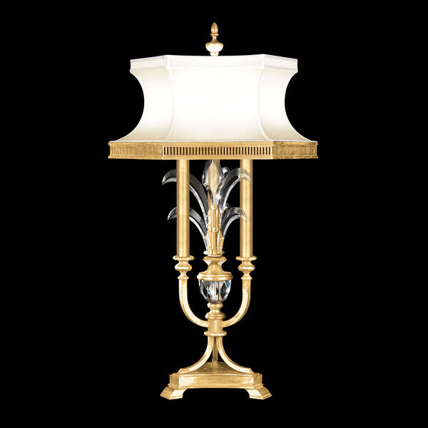 Beveled Arcs Three-Light Table Lamp, image 1