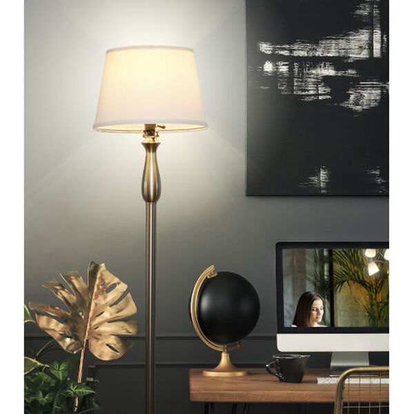 Gabriella Silver LED Floor Lamp, image 6