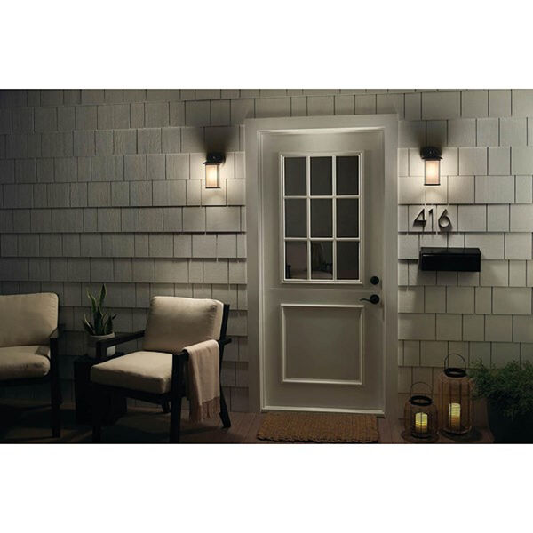 Lombard Brushed Aluminum One-Light Outdoor Small Wall Sconce, image 2