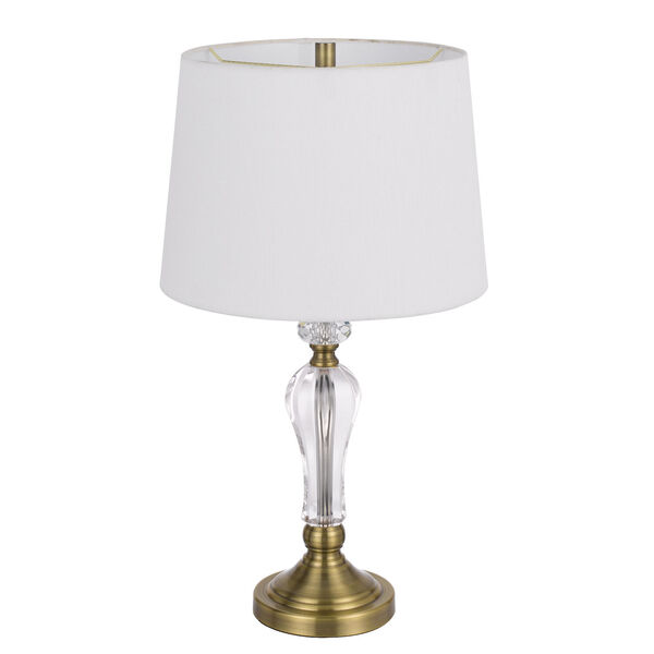 Eastham Antique Brass Two-Light Crystal Table Lamp, Set of 2, image 5
