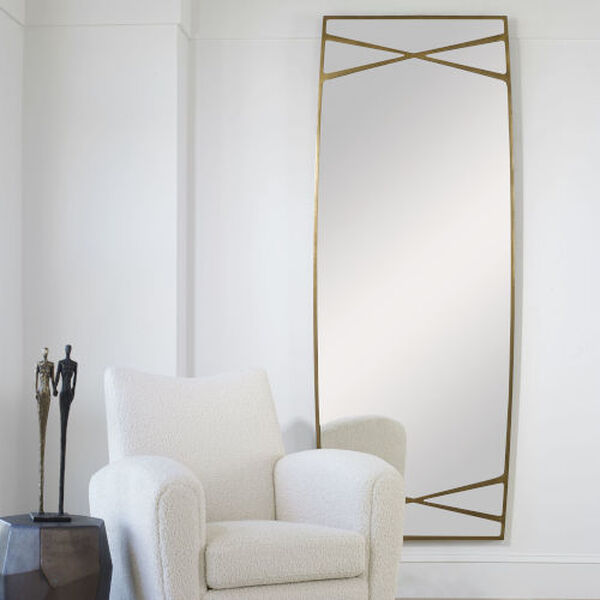 Gentry Antique Gold Oversized Wall Mirror, image 3