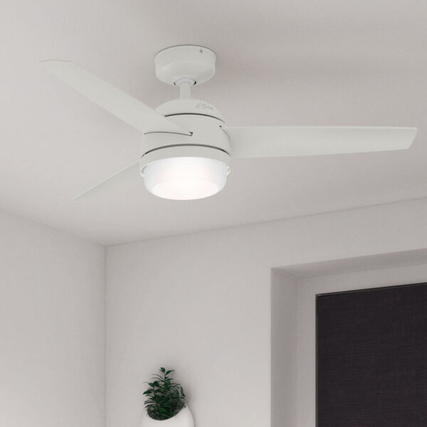 Midtown Fresh White 48-Inch LED Ceiling Fan, image 7
