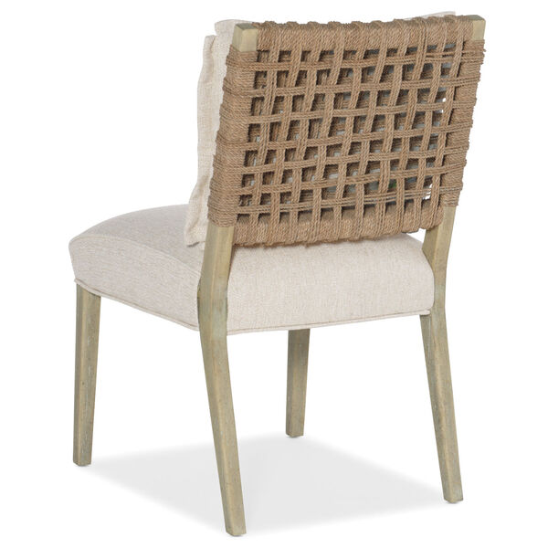 Surfrider Natural Woven Back Side Chair, image 2