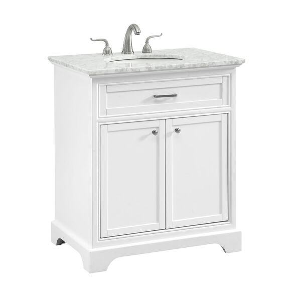 Americana White 30-Inch Vanity Sink Set, image 2