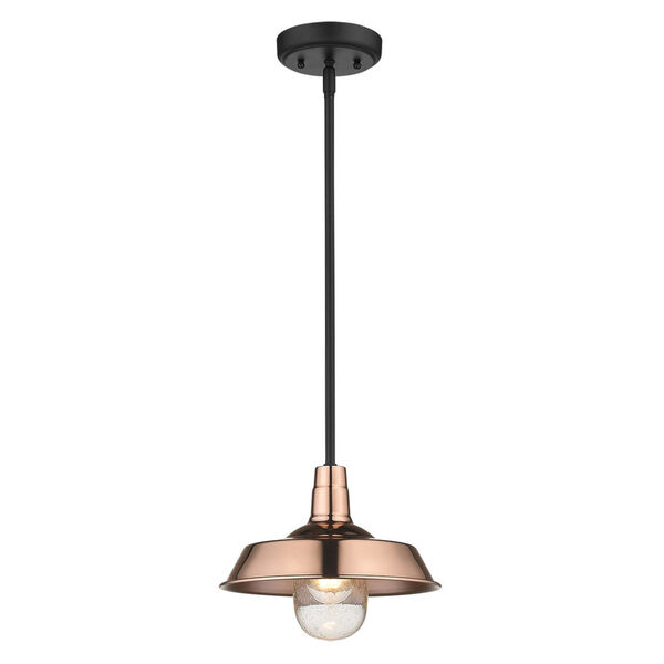 Burry Copper One-Light Outdoor Convertible Pendant, image 2