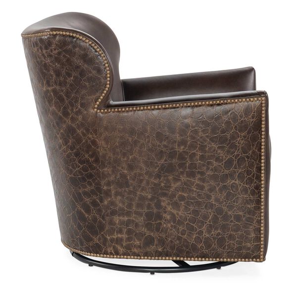 CC Brown Swivel Chair, image 3