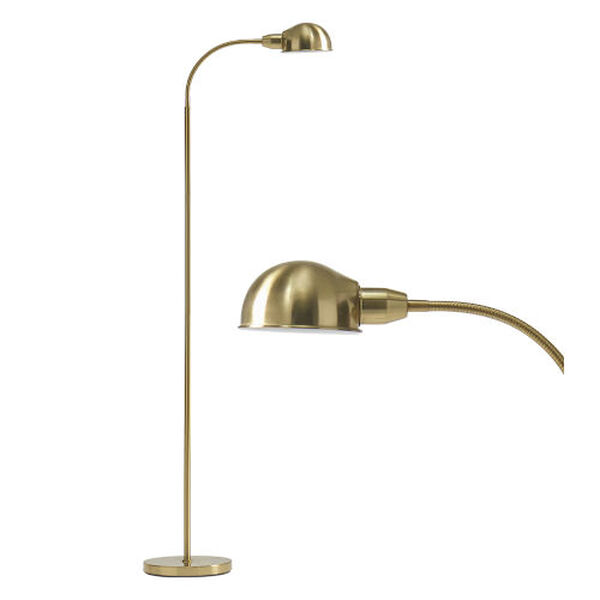 Regent Brass LED Floor Lamp, image 1