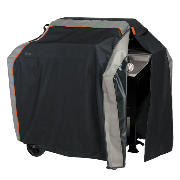 Aspen Black and Grey 64-Inch BBQ Grill Cover, image 3