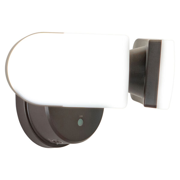 Lambda Bronze Two-Light Outdoor Linkable Adjustable Integrated LED Security Flood Light, image 6