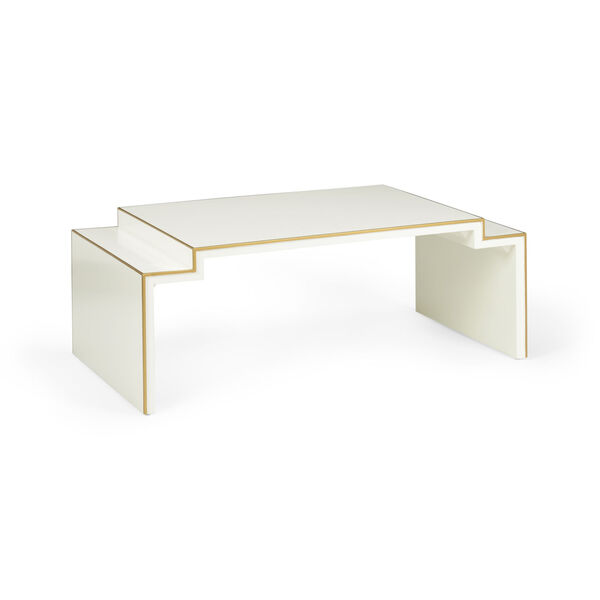 Chatsworth Cream and Gold Coffee Table, image 1