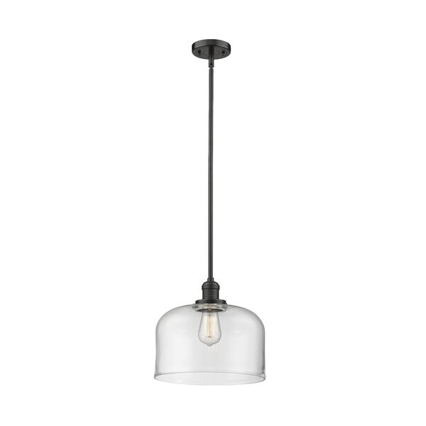 X-Large Bell Oil Rubbed Bronze LED Pendant, image 1