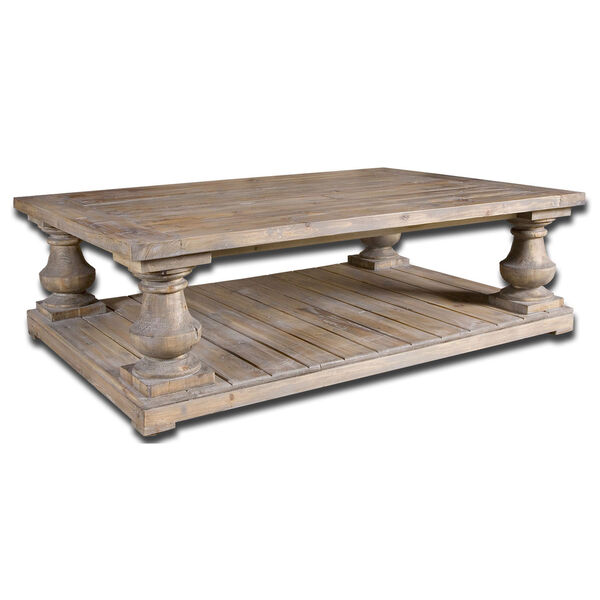 Stratford Fir Wood Cocktail Table, image 1