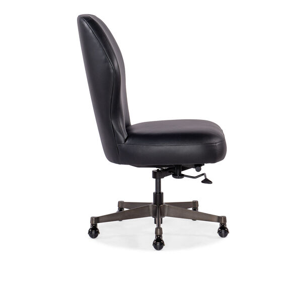 Black and Gunmetal Executive Swivel Tilt Chair, image 3